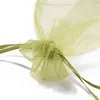 100 sztuk / partia 15x10cm Sznurek Organza Torba Biżuteria Opakowanie Prezent Cukierki Wedding Party Christmas Favor Torby