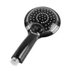 Digital Temperature Display Shower Head 3 Color LED Light Handheld Showerhead Round Water Saving Eco Shower Bathroom Accessories H1209