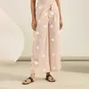 Fashion Polka Dot Print Casual Spodnie Spodnie i Lato Koreański High-End Triocetate szerokokrwiste spodnie damskie plus rozmiar 210709