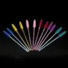 50pcs brillant jetable applicateur de cils baguettes bigoudi brosse ensemble Mascara sourcil bobines peigne bobines Brushes19254648