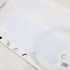 Baignoire de baignoire baignoire PVC Extra Long grande douche de sécurité sans glissement avec aspiration au sol carré