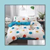 Conjuntos de cama Suprimentos Home Têxteis Jardim J5 Set JPCS King Duvet ER / Quilt Er / Comforter ER + 2 Fronha Tamanho da cama 150 * 200/180 * 220/200 * 20