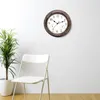 Wall Clocks Battery Operated Clock Home Living Room Hanging Indoor Temperature Humidity Display 12inch Round Quartz262P4024627