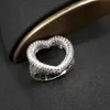 925 Sterling Silver Grudzień Miłość Serca W Kształcie Diament Ring Kobiet Kobiety Delikatne Trendy Klasyczna Lekka Luksusowa Biżuteria