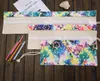 Pencil Bags Painting Brush Roll Up Bag Star Pen 36 / 48 72 Hole Student Canvas Colored Lead Case Sketch