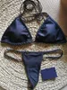 Women's Swimwear Pink Slip Thong Biquini 2021 Märke Designer Micro Mini Bikini Set Brasilien Triangle Baddräkt Monokini Maillot de Bain Kvinna