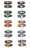 Silver Large Dogs Pet Dog Collars Comfortable Colorful Alloy Buckle Lettering Adjustable Collar Fadeproof Canvas Sublimation Printing Designer Belt Bohemian