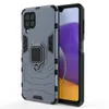 Автомобильные держатель Магнит всасывающие гибридные чехлы для Samsung Galaxy A82 A22 S21 FE ULTRA PLUS A32 5G A20S Hard PC + TPU + Finger Ring Defender Mobile Cover iPhone 13 Pro Max