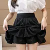 Womengaga Bubble Flower Mini Skirt Kvinnors Fashion High Waist Slim A-Line Kjolar Kort Koreanska Sexiga Kvinnor SC6D 210603