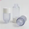 200 x 15 ml 30 ml 50 ml Clear Frost Airless Pump Bottle Contenitori per lozione facili da trasportare per articoli da viaggio qty