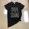 6 Maten Bachelorette Party Bruid Bruid Squad T-shirt Bruids Douche Bruid om Single Hen Party Wedding Decorations Levert 210408