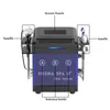 10 em 1 Máquina de dermoabrasão hidráulica Dermoabrasão de água de casca de equipamento de limpeza de face com alça de bio biológica de RF ultrassônica