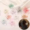 Transparent Butterfly Hair Clip Resin Barrettes Hairpin Colorful Hair Claw Clips for Women Hair Accessories Decorative Hairgrisp