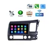 Android 4 Core Car dvd Audio Radio Player Unità di testa da 9 pollici per Honda Civic RHD 2006-2011auto navigazione gps