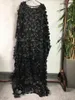 Ethnic Clothing Houseofsd moda w stylu afrykański szyfonowy Abaya stylowe jilbab koronkowe sukienki z wewnętrzną sukienką dwuczęściową dla woma260a