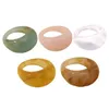 Transparante kleurrijke gelei acryl hars ringen Gratis grootte inlay kristal strass wijsvinger ring voor mannen vrouwen groothandel
