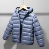 Çocuk Aşağı Ceket Tasarımcı Erkek Giyim Kapşonlu Kız Sıcak Ceket Renk Blokaj Klasik Tasarım 110-160 cm