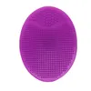 Soft Silicone Face Scrubber Facial Cleansing Brush Exfoliator Shampoo Shower Brushes Women Kids Body Face Washing Massage Massager Newborn Hair Comb H1127IW8