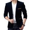 Marca de la marca Blazers Blazers Autumn Spring Fashion Male Slim Fat Chaqueta casual Men Blazer Masculino Vista de ropa Homme