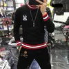 Arrivée Top Mode Vente Hommes Pull O-cou Pulls Appliques Marque Vêtements Brodé Net Rouge Chaud Tricoté 211018