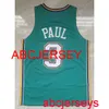 3# Paul 05--06 Retro Green Basketball Jersey broderi XS-5XL 6XL