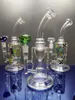 Bong Hookahs Dab Rig Glass Recycler Smoking Water Pipe Colors Glass Bongジョイントサイズ14.4mm ZeusartShop