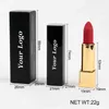 50 stks / partij aangepaste lippenstift groothandel matte lipsticks waterdichte langdurige lip make-up private label cosmeitcs