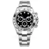 Hot seller Mens Watches 116500LN Watch Montre De Automatic Wristwatch Silver Ceramic Bezel 316L Steel Adustable Folding Buckle
