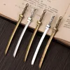 Marcador 5pcs Pendientes de bricolaje suministros de accesorios Encabezas Antiguas Espadas Joyas de cuchillo Hacer plata