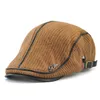 バレットオリジナルジャモント品質英語スタイル冬のウールの年配の男性厚い温かいベレー帽子クラシックデザインヴィンテージバイザーキャップsnapb4096801
