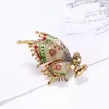 Opal Pisces Beautiful Butterfly Rhinestone Peacock es For Women Animal Insect Horse Broach Wings Dragon Men Brooch
