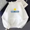 Ricard Phoodie文字列冬の服女性美的原宿プルオーバートップスロープルオーバー特大の長袖コットン210928