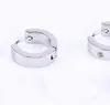 Mode titanium stalen spijkers Schroevendraaier Oor Cufflove oorbellen voor heren en dames gouden zilveren sieraden voor geliefden paar cadeau NRJ