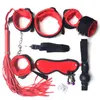 25 stks Seksspeeltjes voor Dames Mannen Handboeien Tepelklemmen Zweep Spanking Sex Siliconen Metalen Anale Plug BDSM BDSM Vibrator Bondage Set