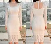 Vår eleganta sexiga kvinnor vita spetspenna dres ihåliga ut mantel kroppskonklänningar ol klänning vestidos 210531