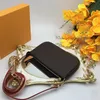 Аксессуары Mini Pochette Крошечные сумки на ремне Маленький мешочек с золотой цепочкой Симпатичные кошельки Через плечо Роскошные предметы Моно Сумочка с принтом Ebene Кошелек Чехлы для монет