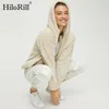 Winter Zipper Coat Kvinnor Höst Solid Hooded Teddy Faux Fur Långärmad Casual Pocket Fleece Jacket Outwear 210508