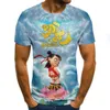 Homens camisetas Homens Impressão 3D T-shirt Starry Sky Estilo Casual Vestuário de verão Tamanhos XXS para 6XL 2021