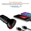 Accnic Universal Car Cigarette Adapter DC 12-24V 5V 2.4A Dual USB Port with car voltage display for Iphone Xiaomi Huawei Car