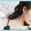 Jewelrypersonality Hyperbole Huge Luxury Hoop Earrings For Women White Cubic Zirconia Micro Paved Earring Fashion Jewelry Party Gift & Hie D