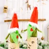 クリスマスGnome装飾グリーンベリーズ豪華なエルフ人形手作りサンタクリスマスパーティーティアードトレイテーブルの装飾XBJK2110