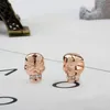 Pasuje Pandora Sterling Silver Bransoletka 30 sztuk Rose Gold Ludzki Szkielet Koraliki Charms Dla Europejskiej Węża Charm Chain Moda DIY Biżuteria Hurtownie