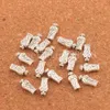 سبيكة سانت جود ميدالية أنابيب المستفيد الكاثوليكي حبات ثقب صغير 12.6x6mm الفضة العتيقة الفضة L1827 300 قطعة / الوحدة