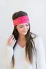 Darmowe DHL Ins Women Solid Yoga Running Pot Pot Hairble Elastyczne Opaski Szerokie Stretch Hairbands Fashion Woman Headdress Akcesoria do włosów