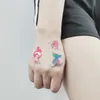 Mermaid Tattoos Set Face/Hand/Wrist Temporary Tattoo Child Tatoo Bady Art Sticker For Kids Cute Sparkling Little Gift