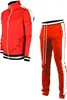 Mode män set dragkedja hoodies + byxor sätter manliga tracksuit män casual smal passform sportkläder manlig varumärke svett skjortor kläder 210720