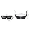 Party-Dekoration, magische Halloween-Bluetooth-Brille, APP-Steuerung, bearbeitbarer Textschild, leuchtendes DIY, mehrsprachig, schnelles Flash336z