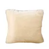 Faux Fur Throw Pillow Case 43 * 43cm Partihandel Fluffy Plush Cushion Cover 16 Färger Hem Dekorativ kuddväska Gåvor ZWL241