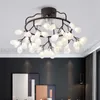 Modern enkel Firefly fan ljuskrona LED-hängande lampa levande studie matsal takljus nordisk lyx kreativ sovrum bar lägenhet restaurang