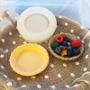 Zanaat Araçları Mum Kalıpları Pasta Kabuk Tasarım Kore Silikon Kalıp DIY Dekorasyon Waffle Baz Yaratıcı Mousse Pasta Pişirme
